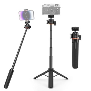 PULUZ mini phone Camera Extension Tripod Black