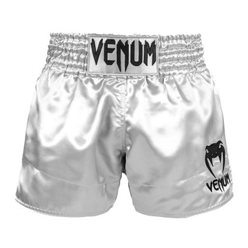 Чоловічі шорти Venum Classic Muay Thai чорний і сріблястий 03813-451 L