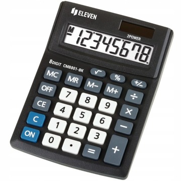 Офісний калькулятор Eleven CMB-801-BK чорний