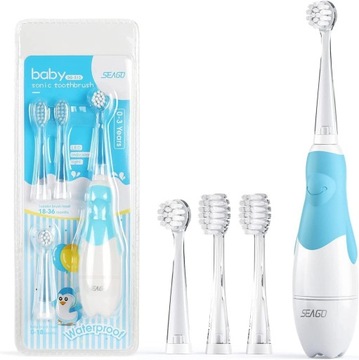 ДИТЯЧА ЗВУКОВА ЗУБНА ЩІТКА SEAGO BLUE