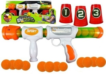 Винтовка пистолет для мягких пуль шары выбивает шариков игрушка для детей
