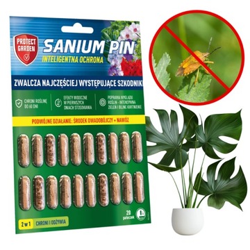 SANIUM PIN 2in1 палочки для собак земляные клещи паутинные клещи Щитники