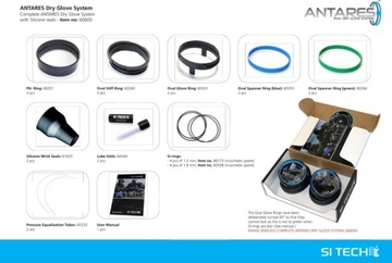 КОЛЬЦА SI-TECH ОВАЛЬНЫЕ ANTARES, НАБОР