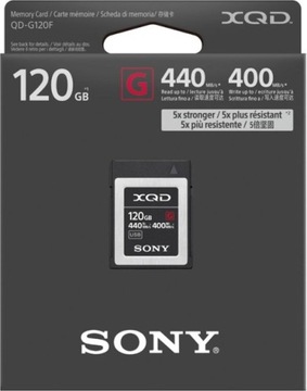 Карта Sony XQD G 120GB 440 mb / s