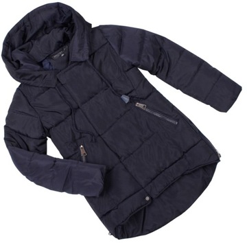 Перехідна куртка темно-синя стьобана легка 158