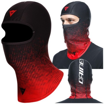 Балаклава охлаждающая комфортная Dainese Balaclava demon (черный красный)