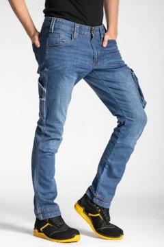 Робочі штани джинси еластичні високі JOB BLUE Rica Lewis R. 52
