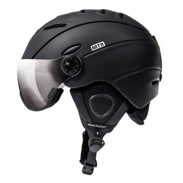Лыжный шлем с ветровым стеклом METEOR HOLO Head LOCK AIR FLOW s 53-55 фильтр S2