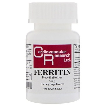 Феритин 5 мг 60 залізо серцево-судинні дослідження