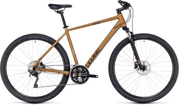 Кроссовый велосипед Cube Nature Pro 2023-злотый - 58 см