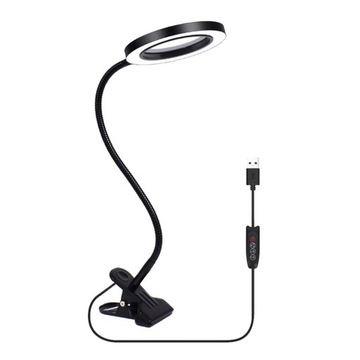 3 Color Modes Lamp 3x Magnifying Glass Adjustable