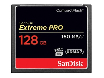 Карта памяти SANDISK Compact Flash 128 ГБ