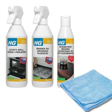 HG Кухонні чистячі засоби burn Professional 3 шт. + безкоштовно