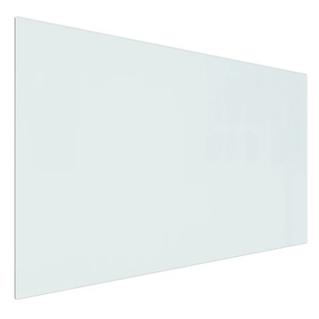 Прямоугольная, стеклянная, каминная, панель, 100x60, см