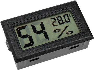 Панельный термометр от -50°C до +70°C, измерение влажности RH 10-99%, AG195C