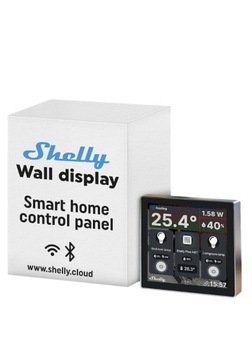 Интеллектуальная панель управления Shelly Wall Display Black