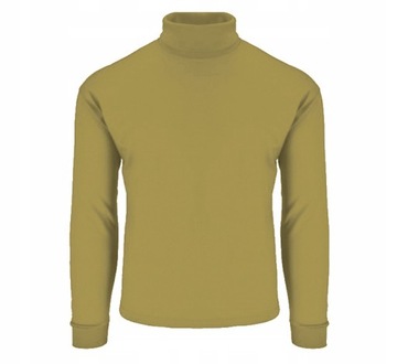 Водолазка детская толстовка детская рубашка блузка светло-коричневый 122 см модель: K191