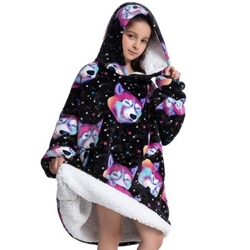 Одеяло детская толстовка детская толстая пижама подарок теплый kocobluza 3в1