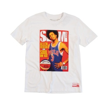 Футболка Mitchell & Ness NBA Slam Tee Allen Iverson Philadelphia 76ers Whit