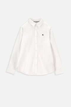 Сорочка для хлопчика Біла 140 Coccodrillo