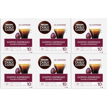 NESCAFE DOLCE GUSTO кава подвійний еспресо 6x16pcs