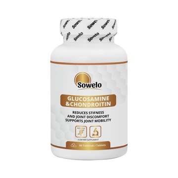SOWELO GLUCOSAMINE & хондроїтин Глюкозамін таблетки 90 шт.