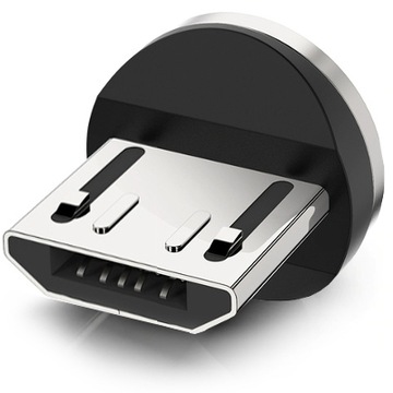 КРУГЛА ГОЛОВКА ДЛЯ МАГНІТНОГО КАБЕЛЮ MICRO-USB