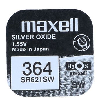 Аккумулятор Maxell SR621SW SR364