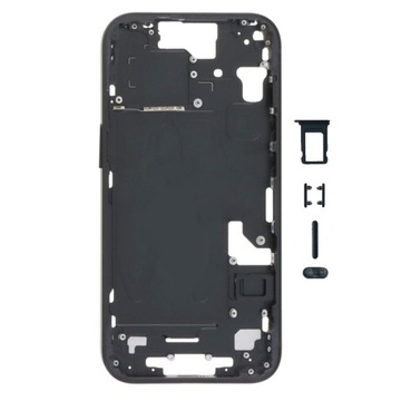 Корпус Корпус средняя Рамка Рамка для Apple iPhone 15 плюс черный черный