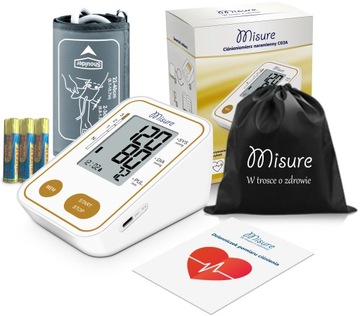 Монітор артеріального тиску misure C03A, аритмія, USB, чохол безкоштовно