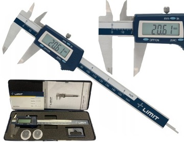 Лимит 4-функциональный цифровой штангенциркуль мм / дюйм 0,01