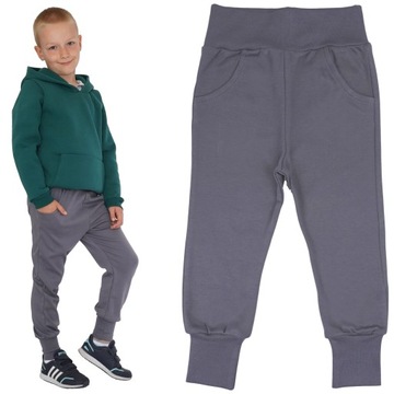 Графитовые брюки для мальчиков хлопок карманы 122