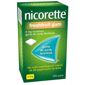 Nicorette freshfruit Gum 4 мг 105 жувальна гумка