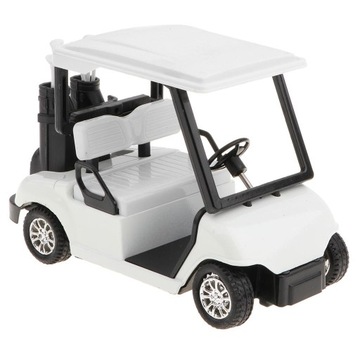 1 / 20th висока Simulation Golf Cart ж / клуби тягнути назад