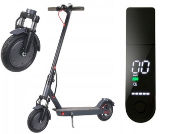 Электрический скутер Pro складной 350 Вт черный 10" колеса амортизатор
