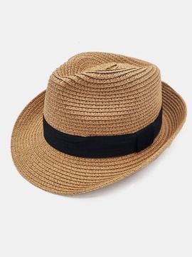 Летняя пляжная соломенная шляпа для мальчиков