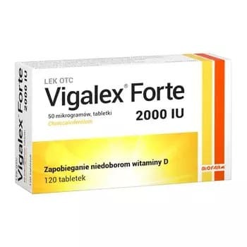Vigalex Forte витамин D 2000 МЕ 120 таблеток