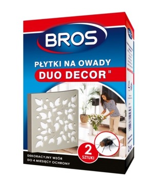 BROS инсектицидная плитка для насекомых Duo-Decor 2шт.