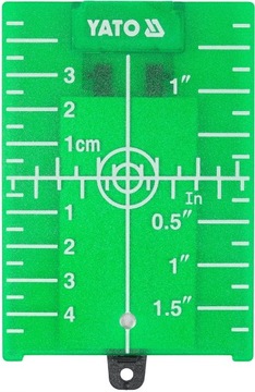 ПЛАСТИНА ПРИЦІЛЬНОГО ЩИТА ДЛЯ ЗЕЛЕНОГО ЛАЗЕРА YATO