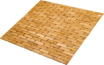 Килимок для ванної кімнати бамбуковий дерев'яний килимок для душу 50x50 см