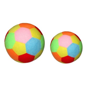 pack Kids Soft Stuffed Soccer Ball Colorful Fabric