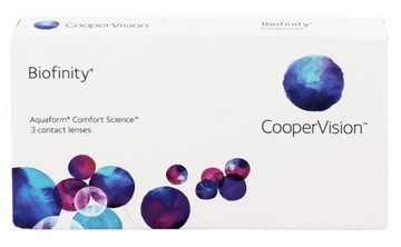 Лінзи Cooper Vision Biofinity 3 шт. + безкоштовно