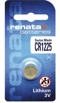 Кнопкова літієва батарея RENATA CR1225 1 шт.