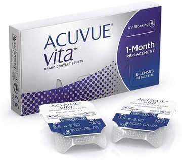 Ежемесячные линзы Acuvue Vita 6 шт - 4,50