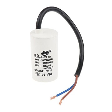 450V 8UF 50/60 Cbb60 поліпропіленова Плівка Мотор DIY тест