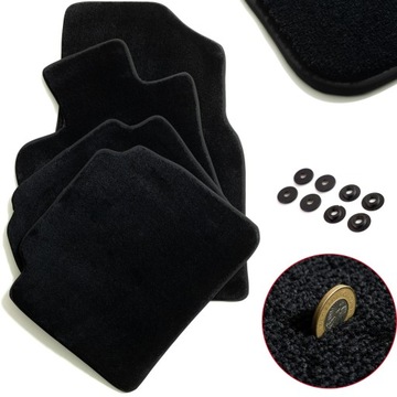Автомобільні килимки Велюрові товсті преміум плюс комплект. 4шт товстий матеріал