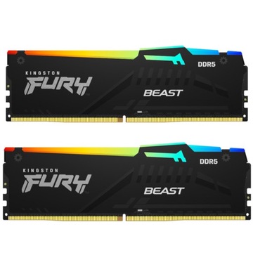 Оперативна пам'ять DDR5 Kingston Fury RGB 64 ГБ 2x32 ГБ 6000CL30 EXPO XMP