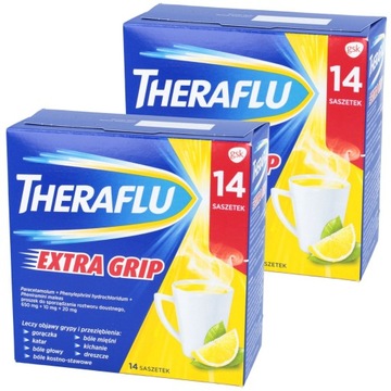 THERAFLU EXTRAGRIP грип та застуда 2x14 шт.