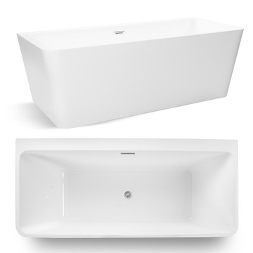 Отдельно стоящая ванна VENUS 170 x75 настенный сифон