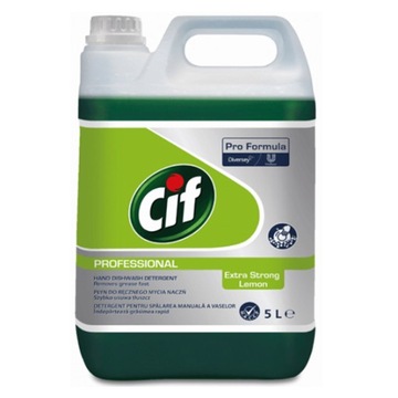 Рідина для миття посуду CIF EXTRA STRONG LEMON, 5l